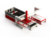 Sistema automático de carga y descarga horizontal de chapa.